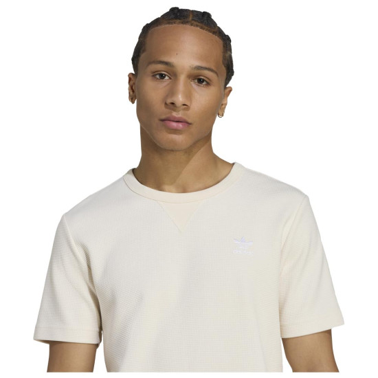 Adidas Ανδρική κοντομάνικη μπλούζα Trefoil Essentials Waffle Tee